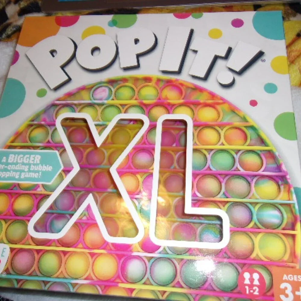PopIt XL The Jumbo Never-Ending Bubble Popping Fidget game new